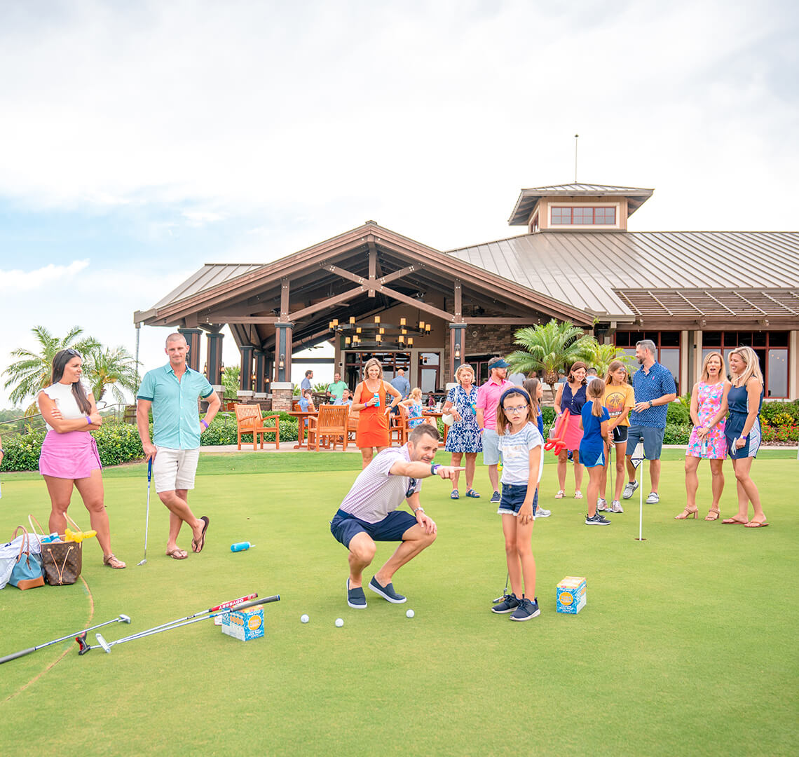 family golf game