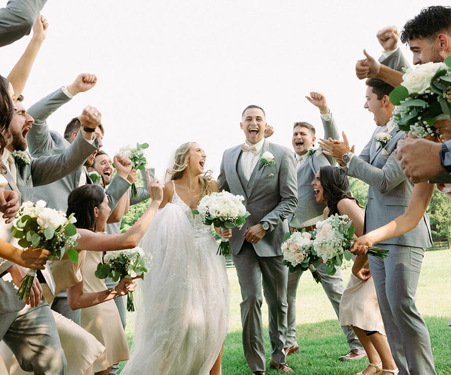 bride and groom